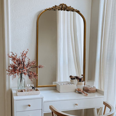 Miroir de commode baroque rétro Vintage