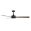 Climate III 52" DC Ceiling Fan with Remote Control, Modern Black Ceiling Fan with Reversible Blades-2062406517