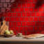 Emery 4x4 Square Handmade Crackled Glossy Terracotta Tile-905382735