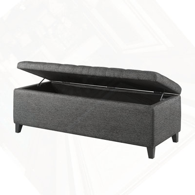 Tufted Top Soft Close Storage Bench