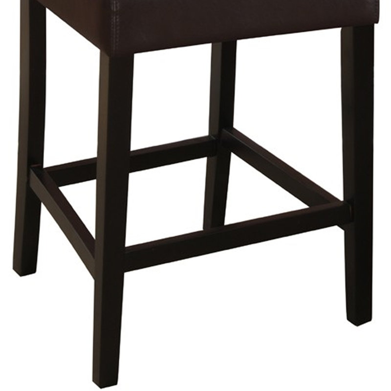 Jonno 25'' Counter Stool, Black, Brown