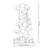 Black Fashionable Cat Tree Cat Climbing Frame