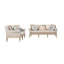 Canapé modulaire 2 pièces rembourré