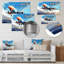 Take Off Flight Paint Spatter S - Train, art mural-777674772-777674775