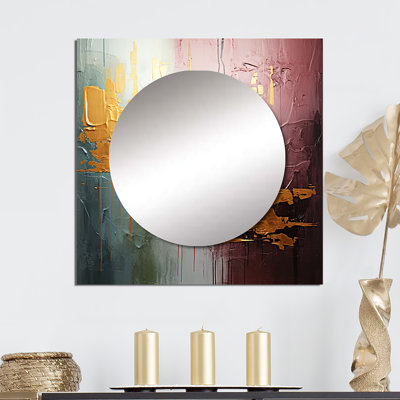 Ayyaan - Abstract Square Mirror For Wall Art Decor