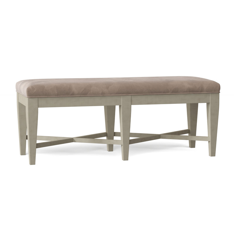 Malone Bench, Almond Buff, 2018 Snow