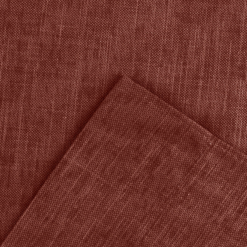 Cantonnière uni festonnée 58 "X 15", Rouge