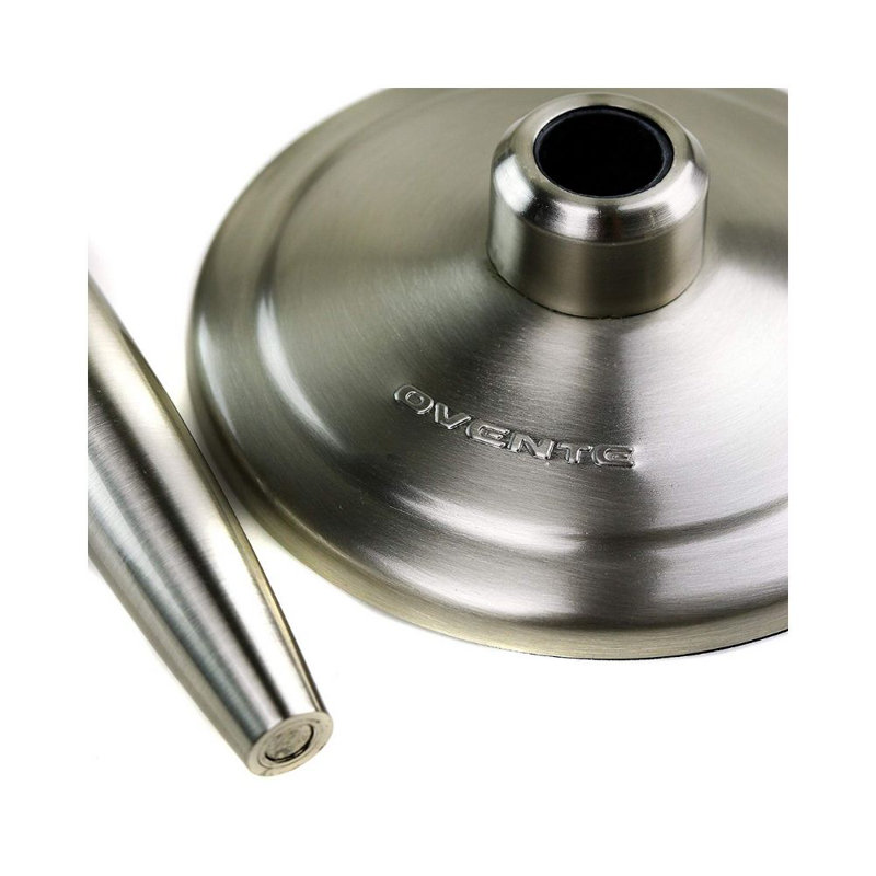 Flat Mirror, 10, 14.4" x 5.5", Nickel Brushed