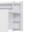 Lit de jour en bois avec tablettes de rangement, lit multifonctionnel avec lit gigogne et bureau-159203736-159203739