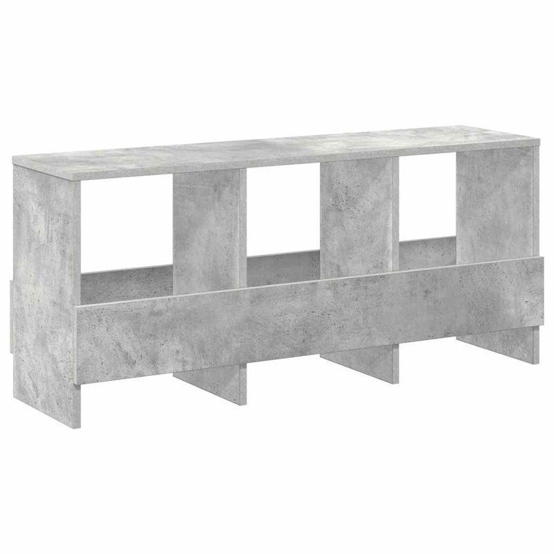 Wood Free Standing Magazine Rack, Grey