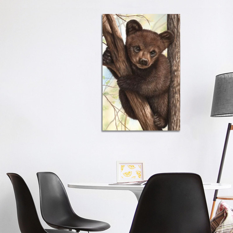 Bear Cub by Richard Macwee - Wrapped Canvas Print, 101.6 cm H x 66.04 cm W x 3.175 cm D