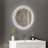 24/30/36 In Round LED Bathroom Mirror with Lights Wall Mounted Vanity Mirror with Handwave Sensor-1616385057