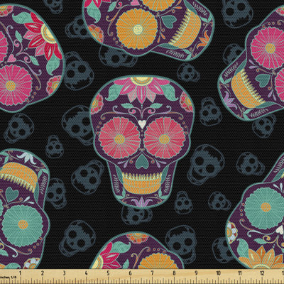 Chipo Sugar Calavera Illustration Multi-Purpose Fabric