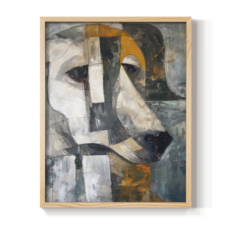 ANIMALS Series Cxxiii, reproduction encadrée - bois massif, H 30 po x l 24 po