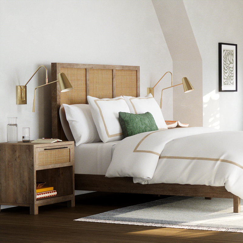 Cara 1 - Drawer Cane Nightstand