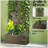Trellis Planter,Efficient Drainage Planter Box,Spacious Metal Planter Box