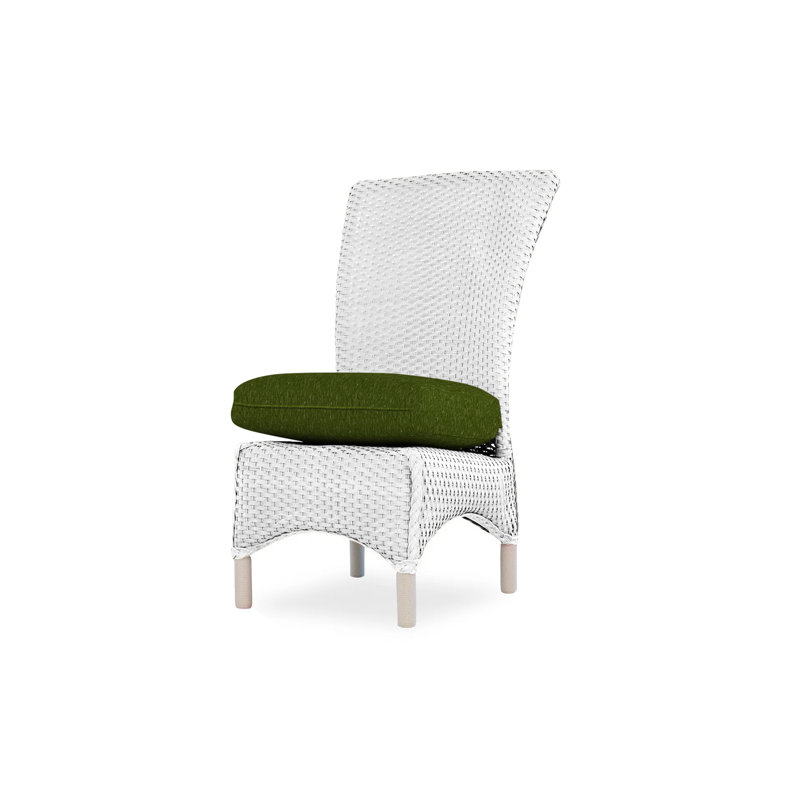 Mandalay Outdoor Dining Armchair, White, Demo Oatmeal