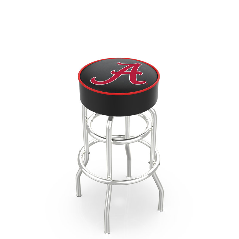 NCAA Swivel Bar & Counter Stool, Counter Stool (25" Seat Height), Alabama (Script)
