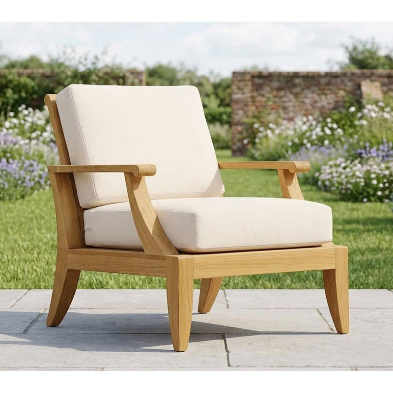 Lagos Outdoor Teak Lounge Chair