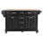 Cambridge Natural Wood Top Kitchen Island With Storage,Kitchen Cart,Coffee Station-1760090091