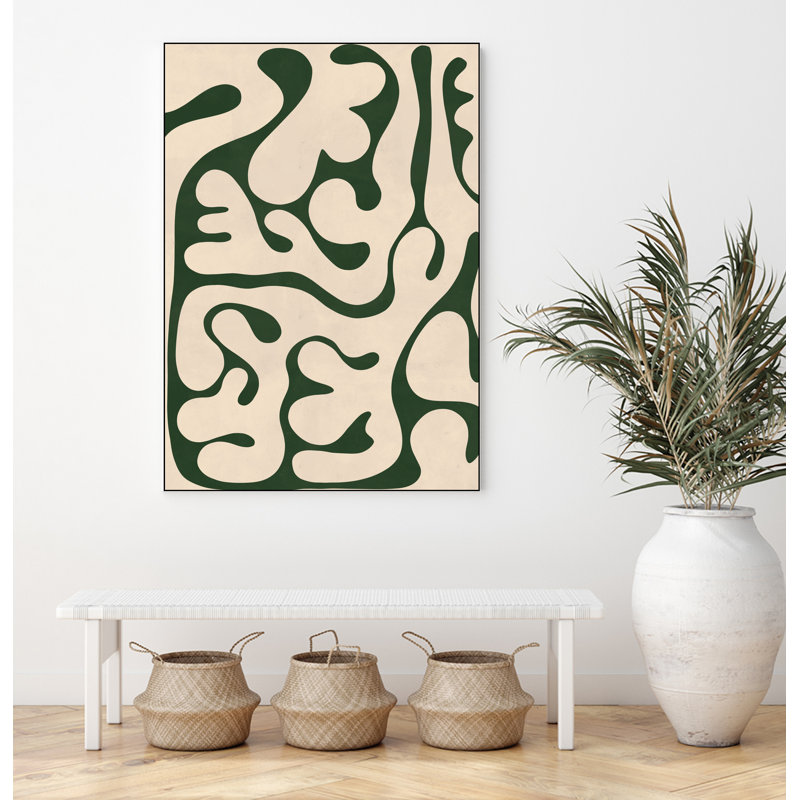 Abstract Shape ' Framed Canvas