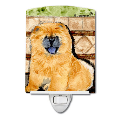 Chow Chow Ceramic Night Light
