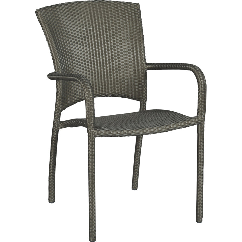 Saint Lucia Outdoor Dining Armchair, Espresso