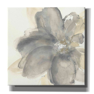 «Floral Gray I» par Chris Paschke, estampe numérique sur toile