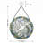 8in Stained Glass Suncatcher, Window Hanging Panel