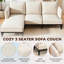 3 Seater Linen Blend Sofa-988130552