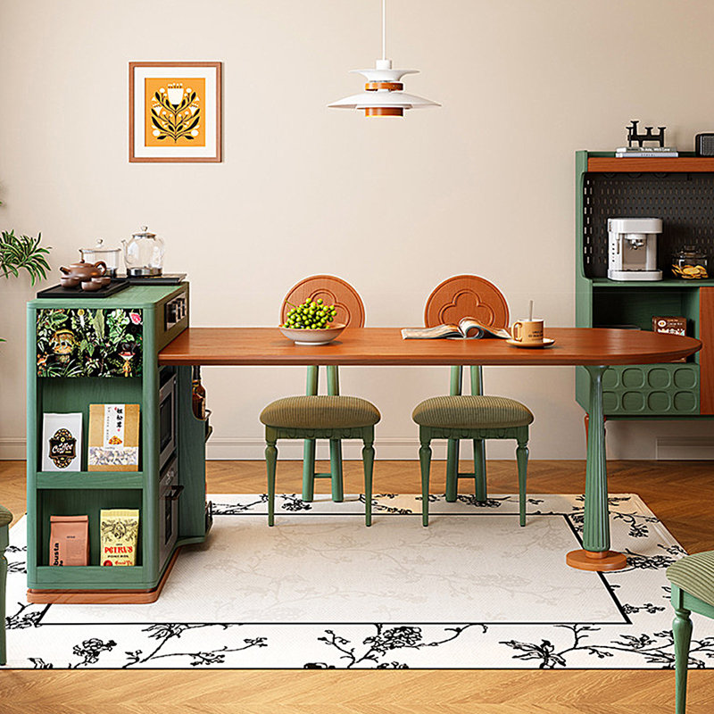 Table de salle à manger 56,10 po, 36.22"H x 71.46"L x 36.22"W
