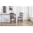 Anthonny 24.8" High Square Cushion Seat High Back Solid Wood Counter Height Bar Stool-535755023