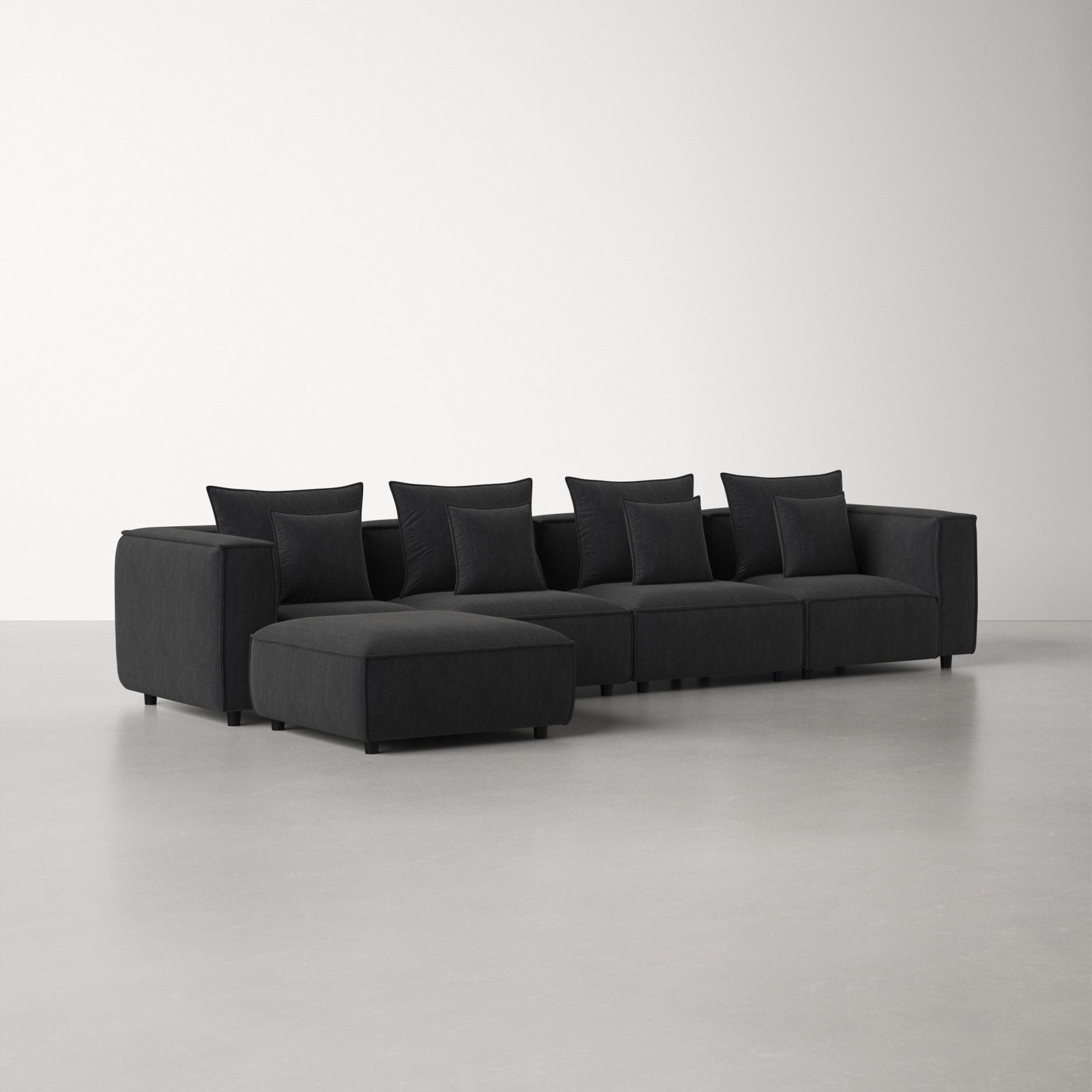 Soleil Upholstered Reversible U-Sectional