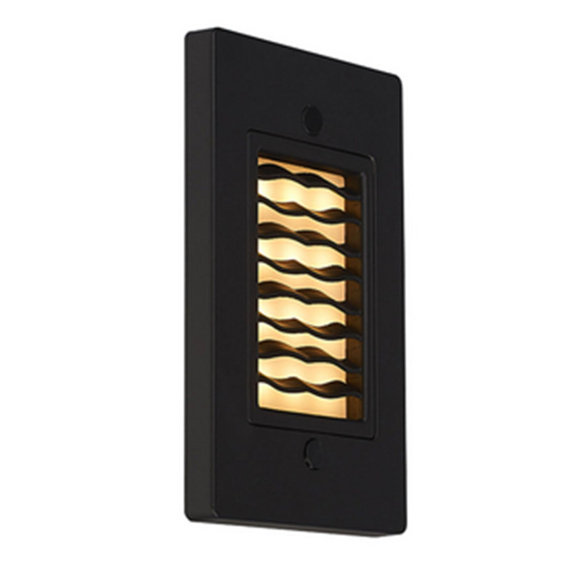 Integrated LED Metal Step Light, Brushed Nickel, 3000K