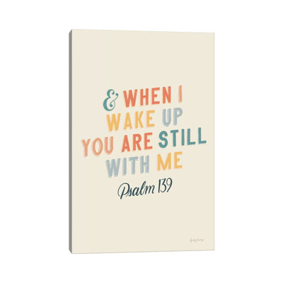 Bible Saying IV by Becky Thorns - Wrapped Canvas Print