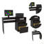 Bureau d'ordinateur, 3 tiroirs, une tablette-1217049913-1217049912