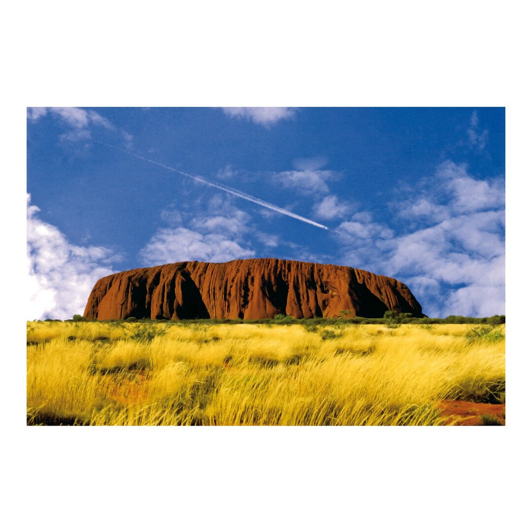 Seidenmatte Tapete Uluru Desert