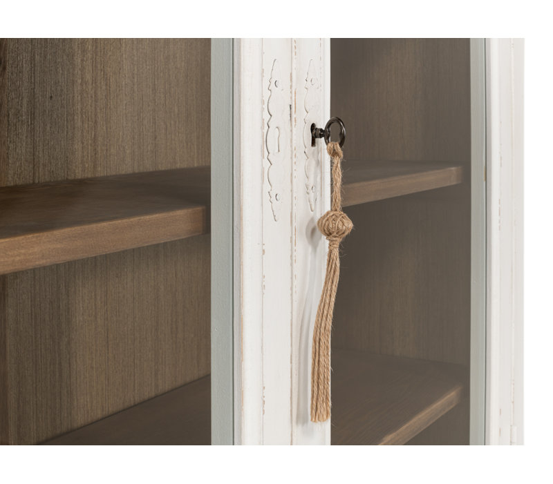 Wilkesville Solid Wood China Cabinet, White