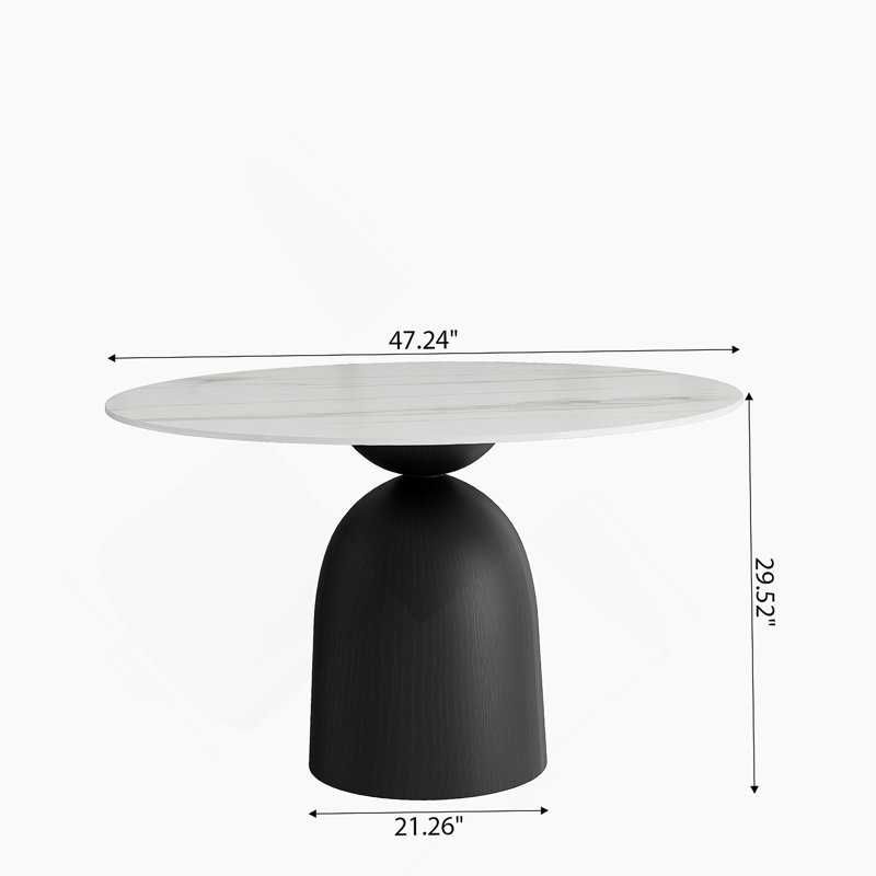 Table de salle à manger Modern, Blanc