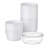 BPA-Free Deli Food Storage Containers with Lids, Microwave & Freezer Safe, 8 oz, 500 Count