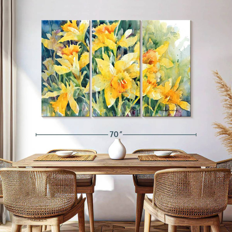 Harnek Daffodil Party, 42" H x 65" W