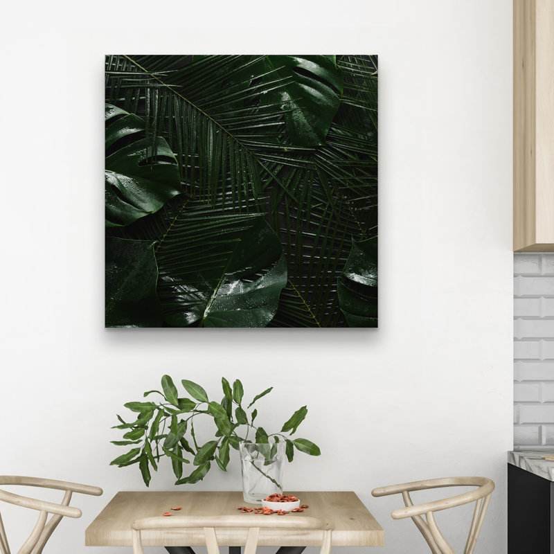 Tropical jungle - 32"x32" art on canvas