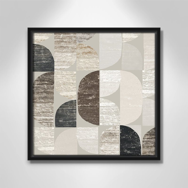 Shape and Form II - Square Version Print par Tom Reeves, H 13,5 po x l 13,5 po, Noir