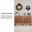 58" Modern Coffee Bar with 4 Doors-1209349941