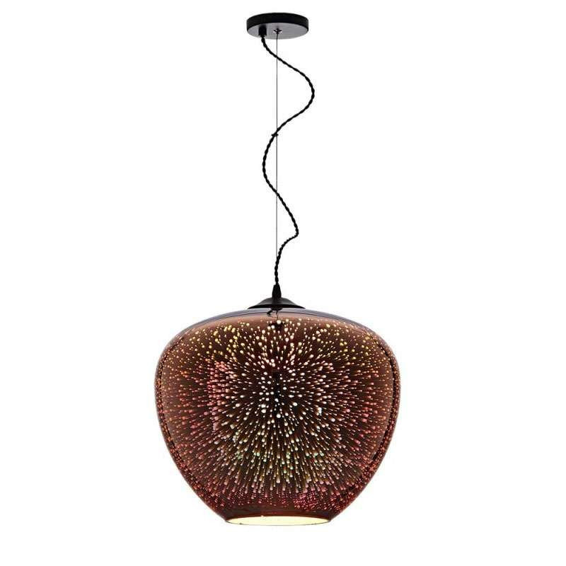 Harly 1 - Light Copper LED Dome Pendant