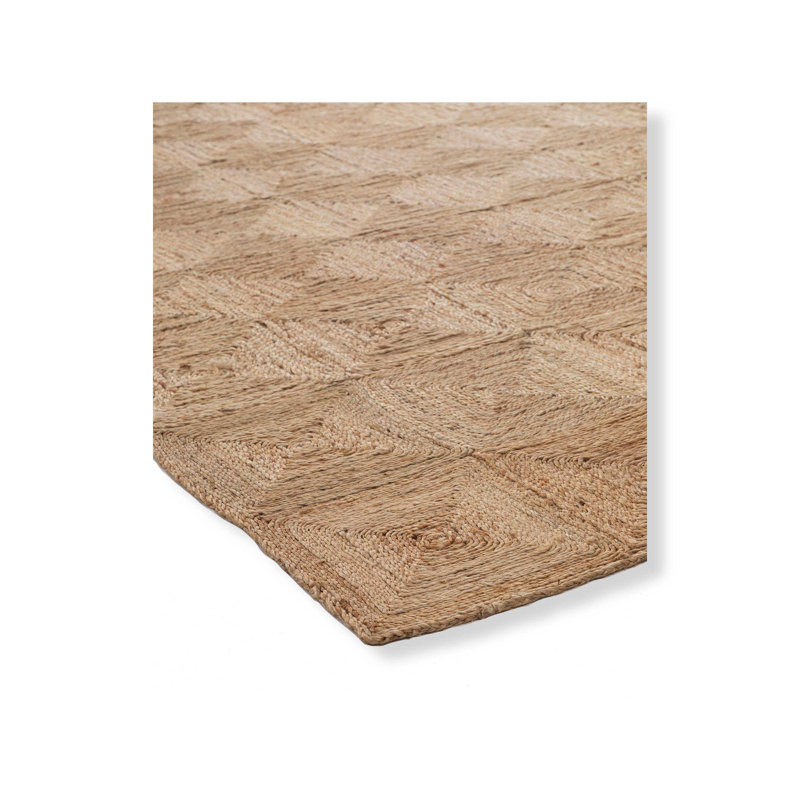 Tapis noué à la main en boîte, Rectangle 6 pi x 9 pi