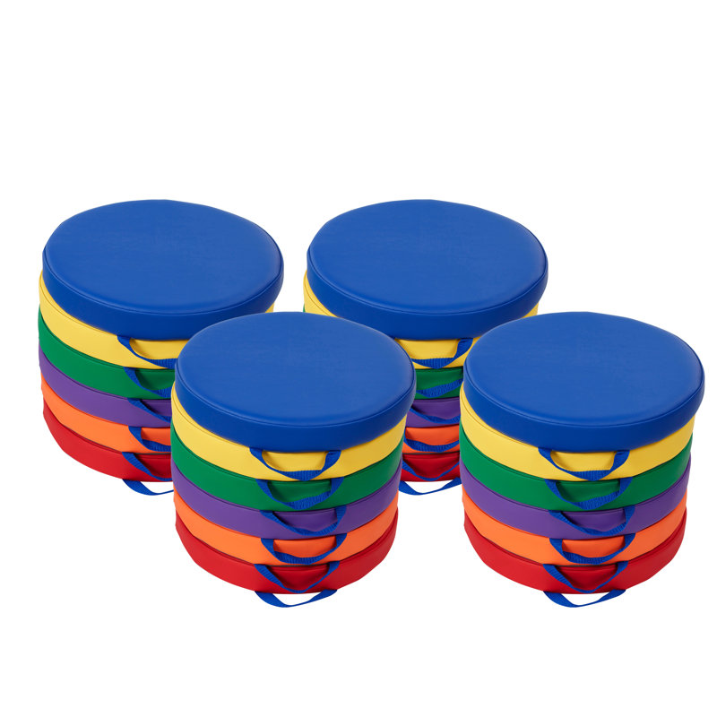 Siège souple pour enfants 24 pièces SoftScape, Bleu/rouge/vert
