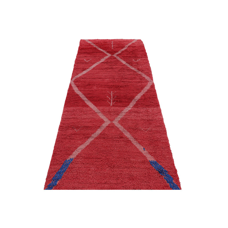 One-of-a-Kind 3'5”x9'4” Hand Knotted Area Rug