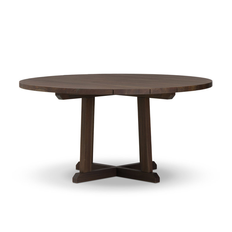 Indie Outdoor Round Teak Dining Table