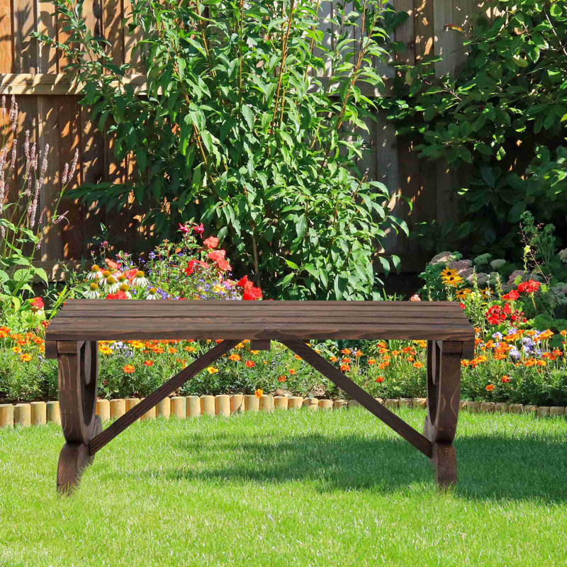 Banc en bois élégant Elegant, Brun